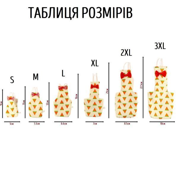 Памперс для великого голуба та папуги багаторазовий розмір 3XL кавун 0184CH/05 фото