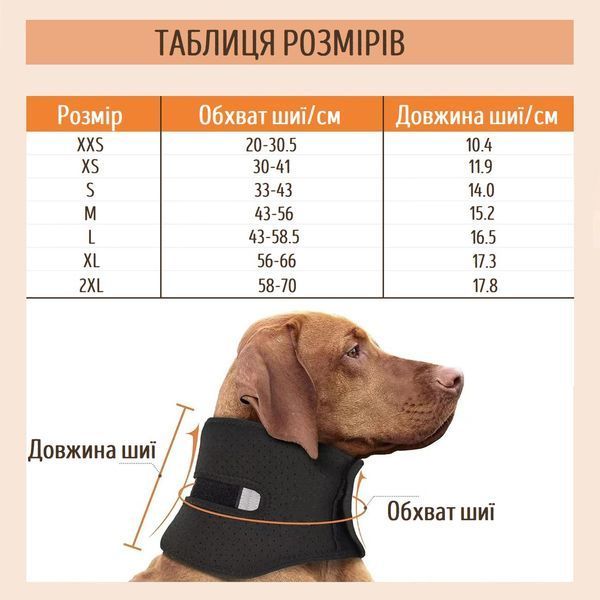 Бандаж на шею для собак и кошек размер S 0176CH/03 фото