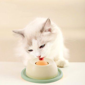 Миска для котів кулька-лизун для рідких ласощів Lick Ball 0182CH фото