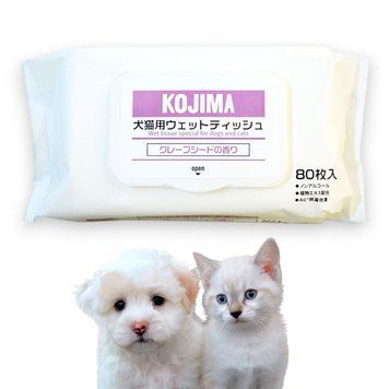 Влажные салфетки для ухода за домашними животными Kojima 80 шт. 0193CH фото