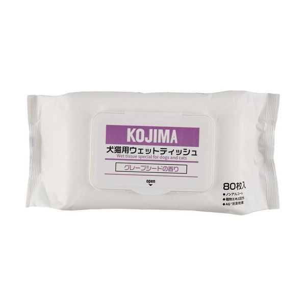 Влажные салфетки по уходу за домашними животными Kojima 80шт. 0193CH фото