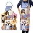 Фартук для грумеров водонепроницаемый (собачий принт)